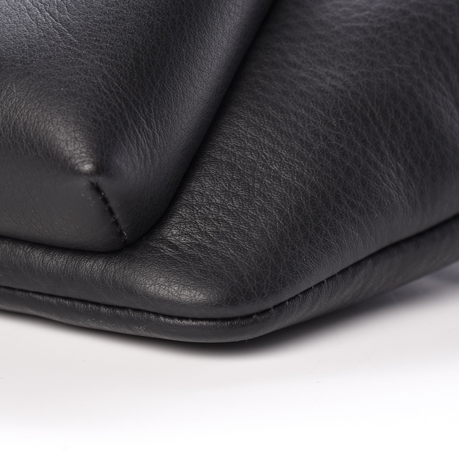 Balenciaga Smooth Calfskin Logo Large Everyday Beltpack Black White 9 of 9