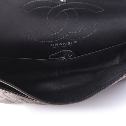 Chanel Metallic Aged Calfskin Quilted 2.55 Reissue 226 Flap Dark Silver 5 of 11