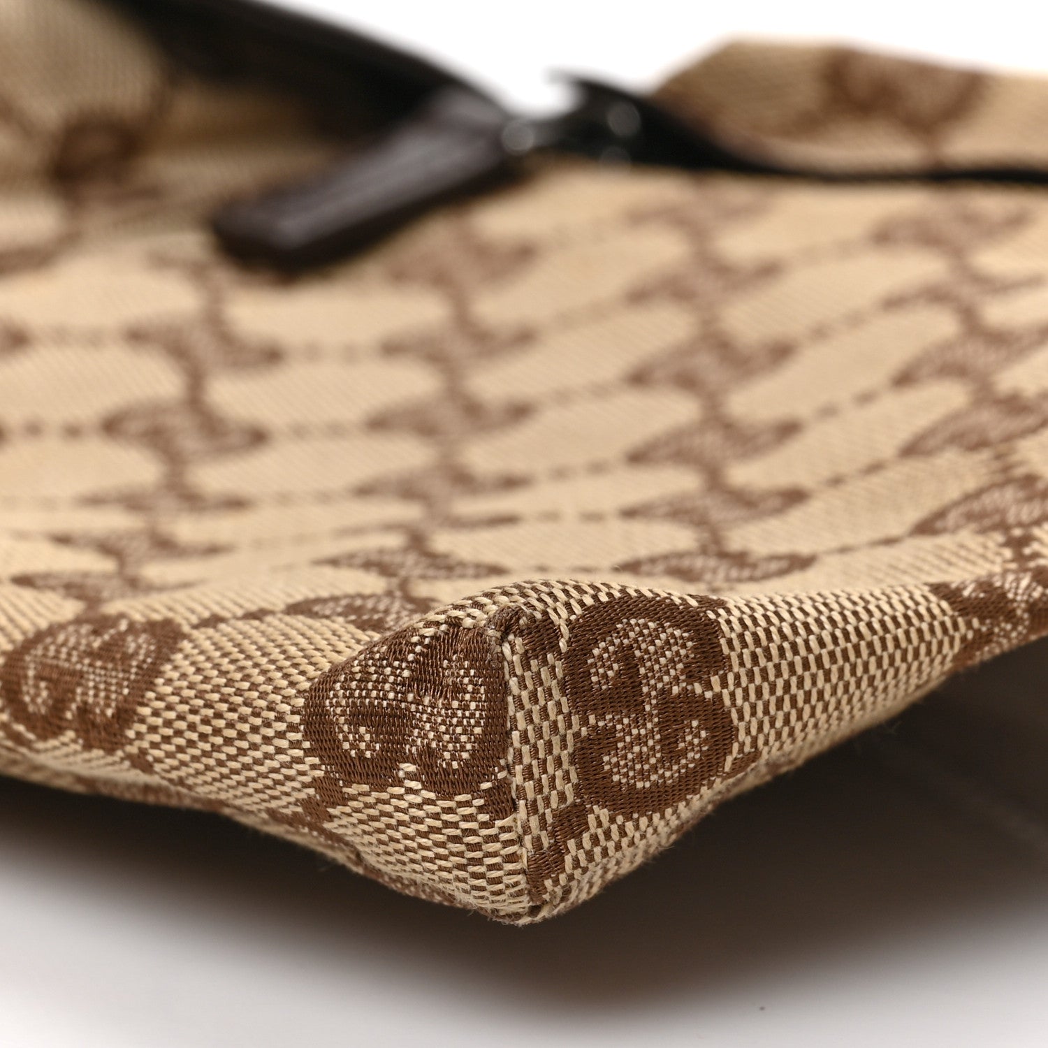 Gucci Monogram Web Belt Bag Dark Brown 8 of 8