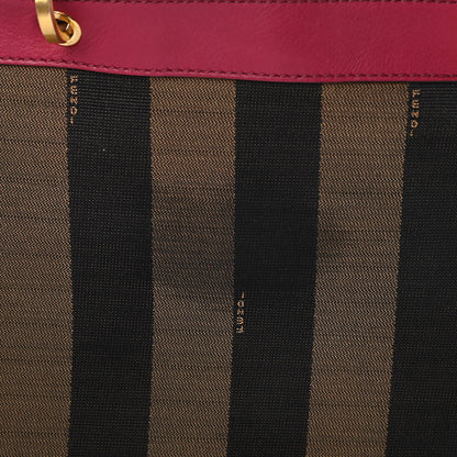 Fendi Pequin Vitello Small Shoulder Tote Tobacco Amarena 14 of 17