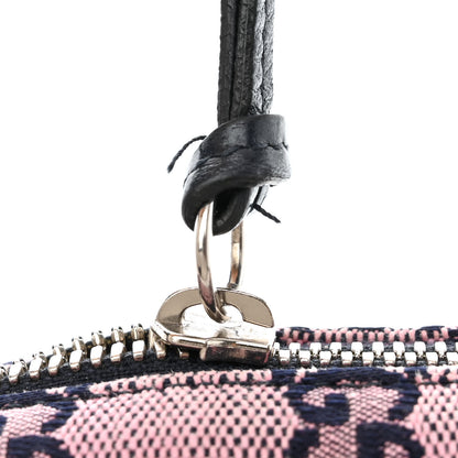 Gucci Monogram Multicolor Matelasse Diagonal Small GG Marmont Chain Shoulder Bag Pink Blue 12 of 12