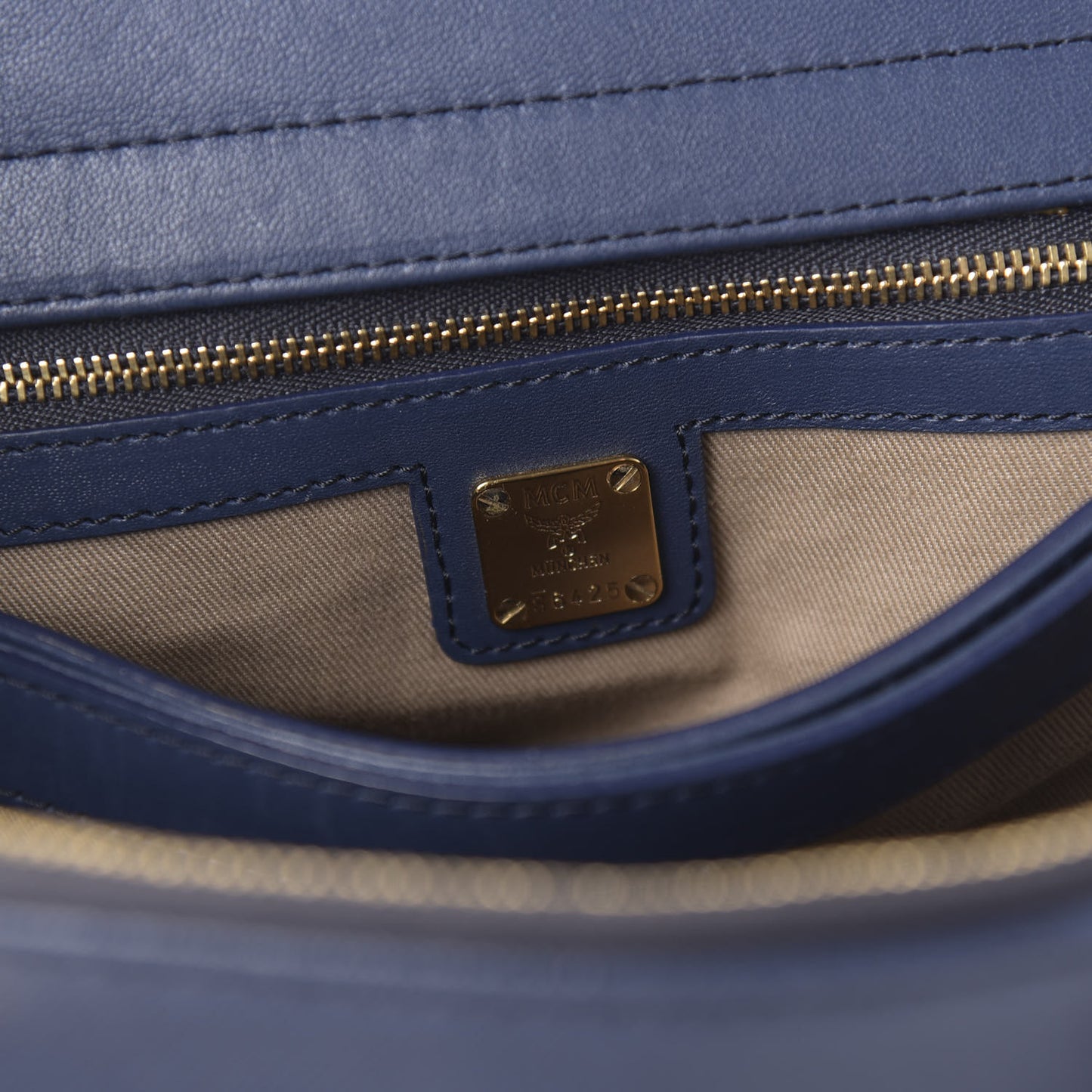 Saffiano Top Handle Tote Blue