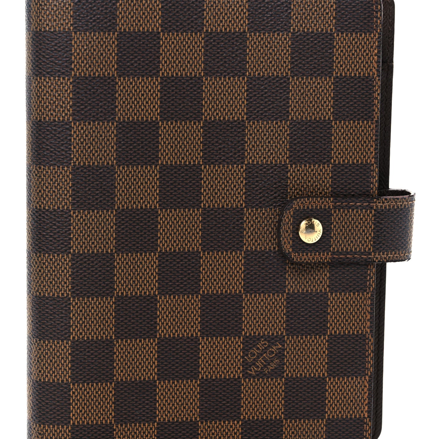 Damier Ebene Medium Ring Agenda Cover
