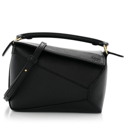 Loewe Calfskin Mini Puzzle Edge Bag Black 1 of 10