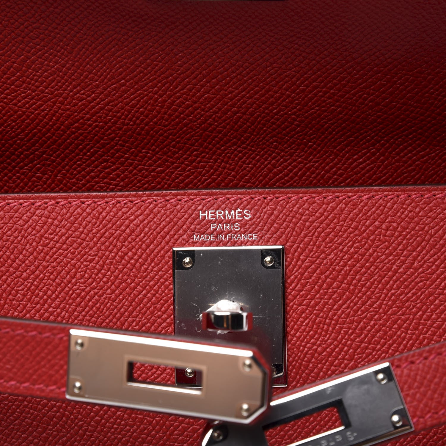 Hermes Epsom Kelly Sellier 28 Rouge Casaque 7 of 16