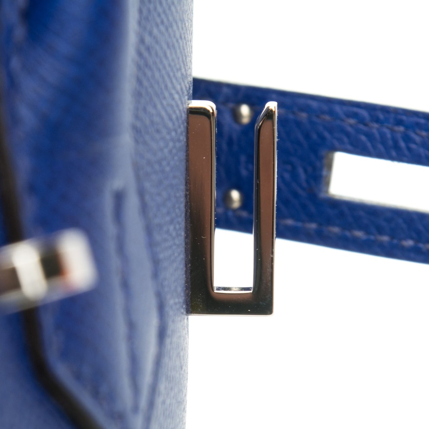 Epsom Birkin 35 Bleu Electrique