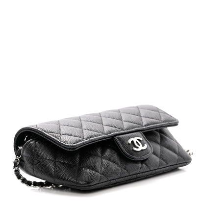 Chanel Caviar Quilted Glasses Case With Chain Black 4 of 12
