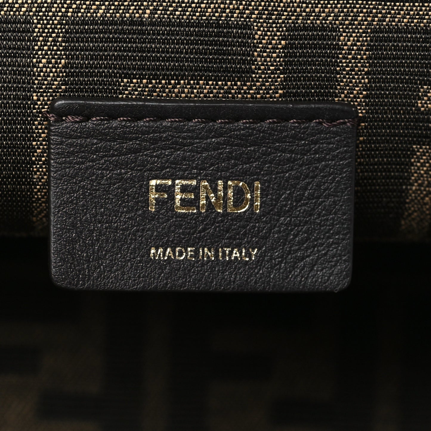 Shiny Nappa Snakeskin Small Fendi First Nuvola Roccia