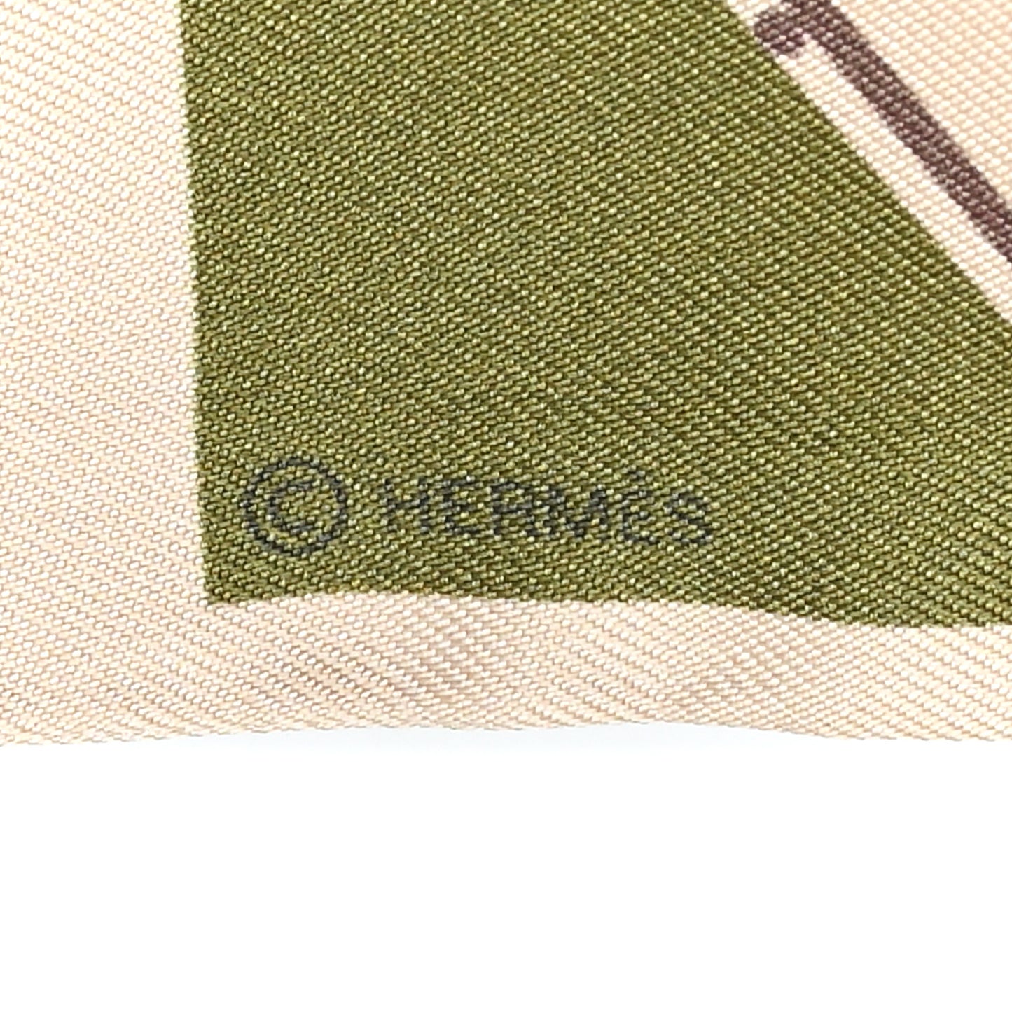 Silk Figures Libres Twilly Beige Vert Orange