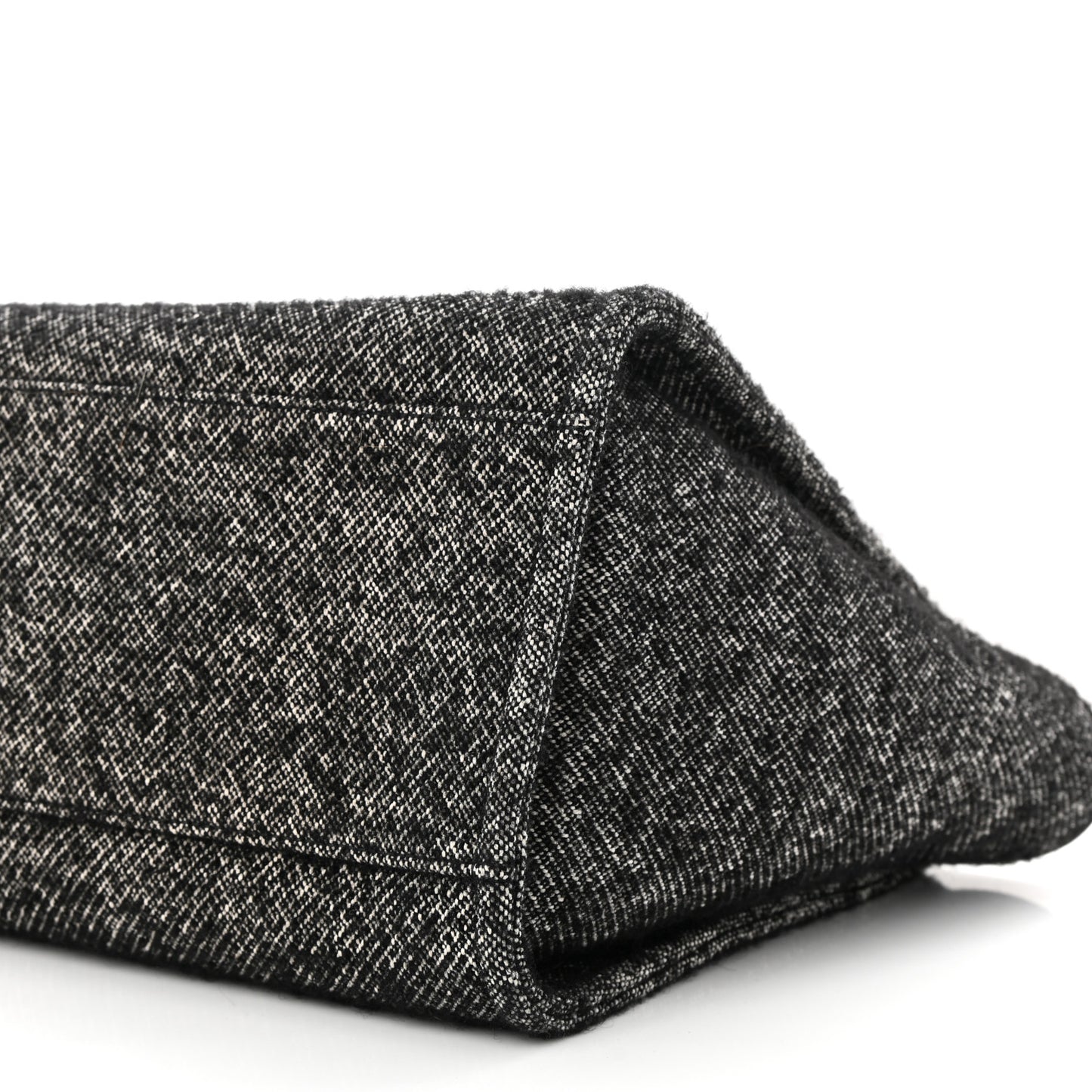 Mixed Fibers Calfskin Medium Deauville Tote Black