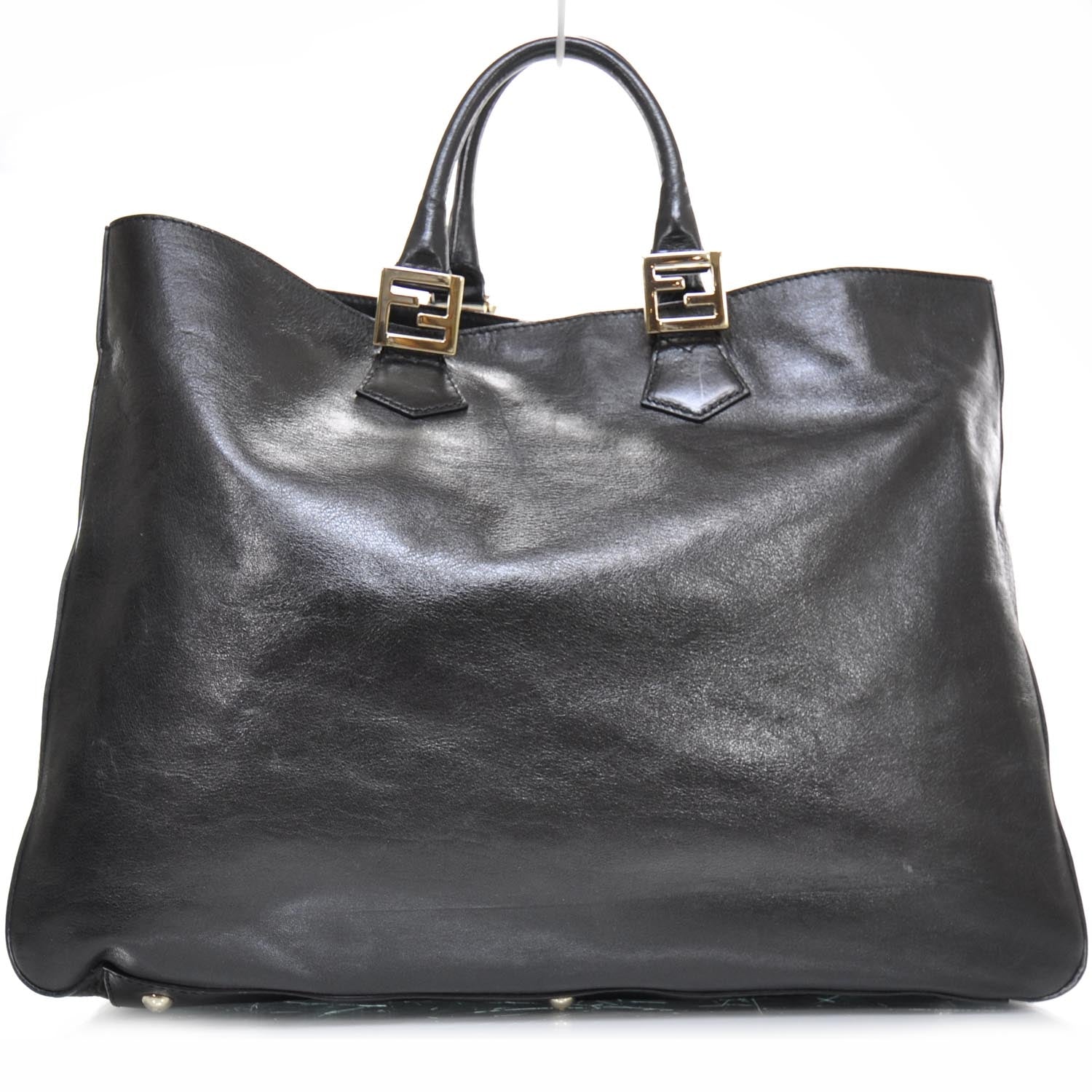 Fendi Leather Twins Tote Black 1 of 12