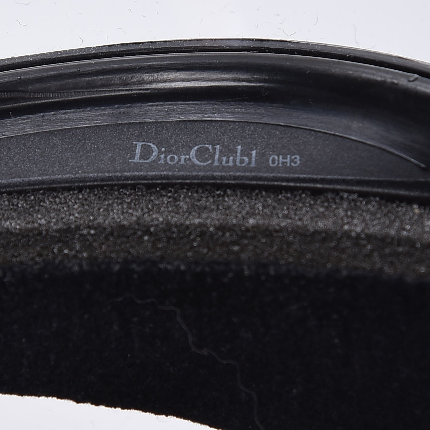 Christian Dior Mirrored DiorClub1 Sun Visor Black 6 of 6