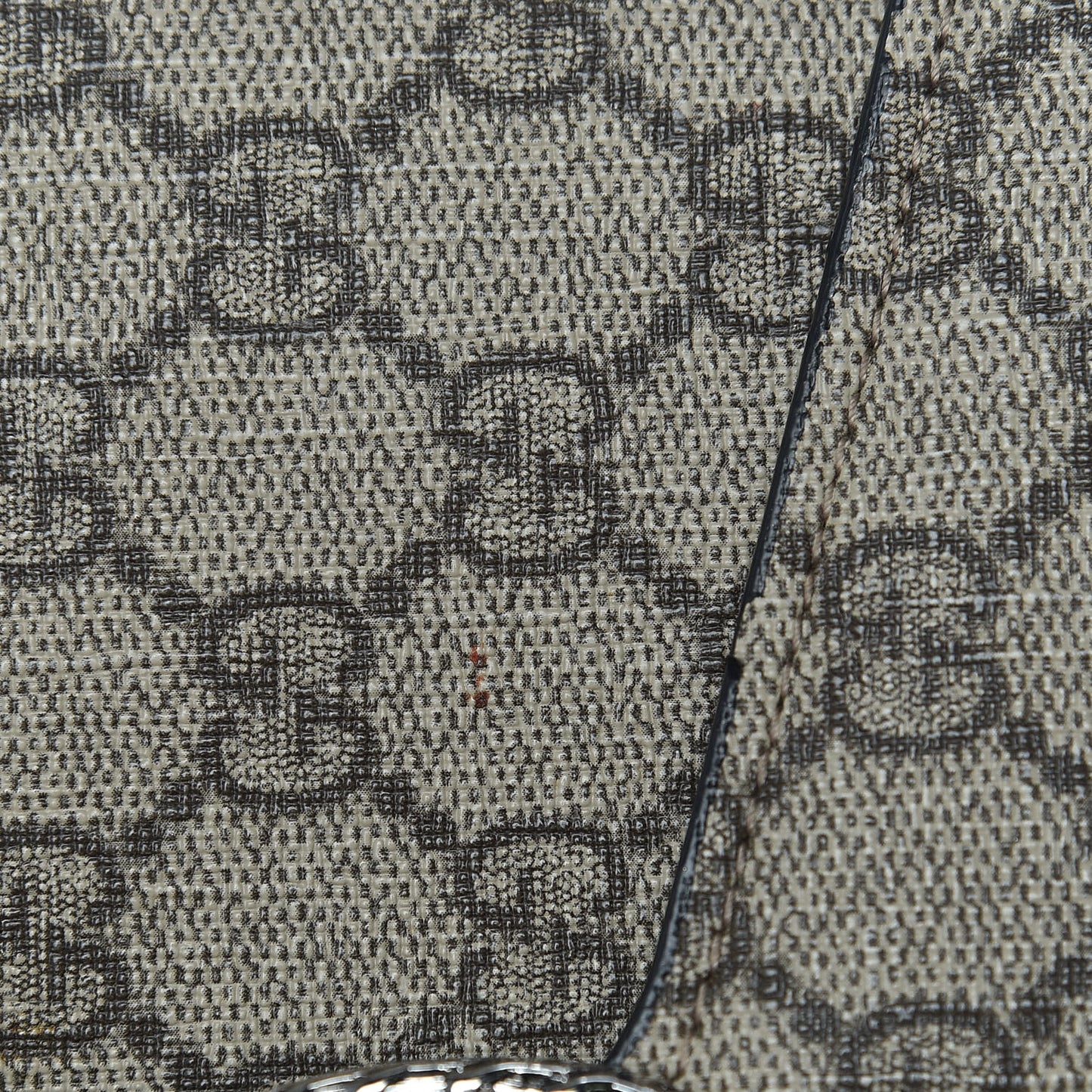 GG Supreme Monogram Mini Dionysus Chain Wallet Beige Black