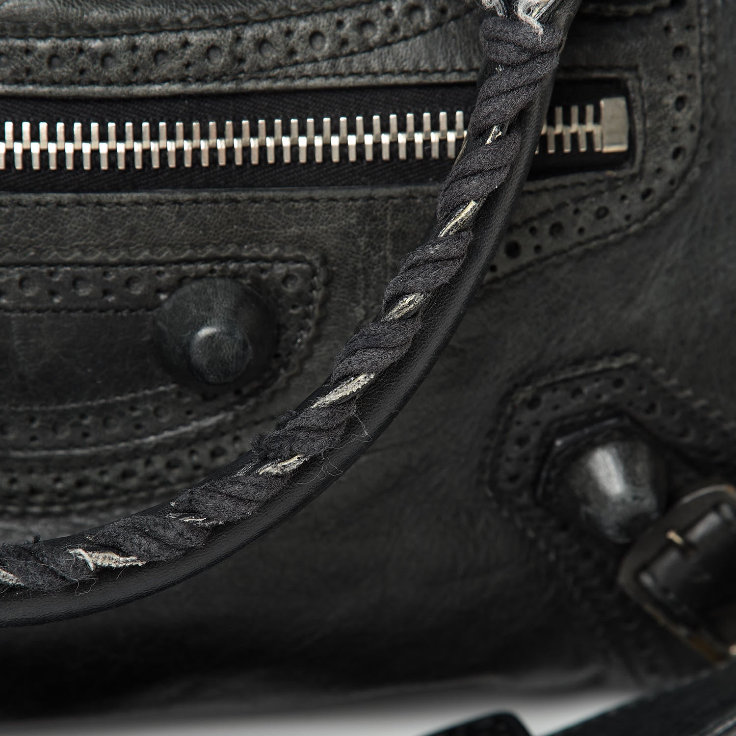 Balenciaga Agneau Giant Brogues Hardware City Black 19 of 27
