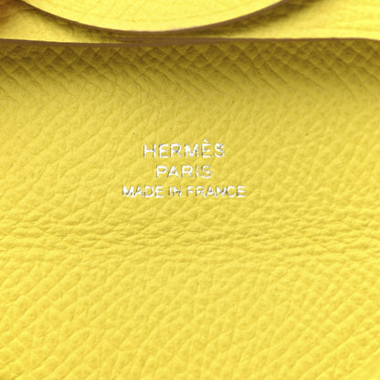 Hermes Epsom Bastia Coin Purse Lime 6 of 7