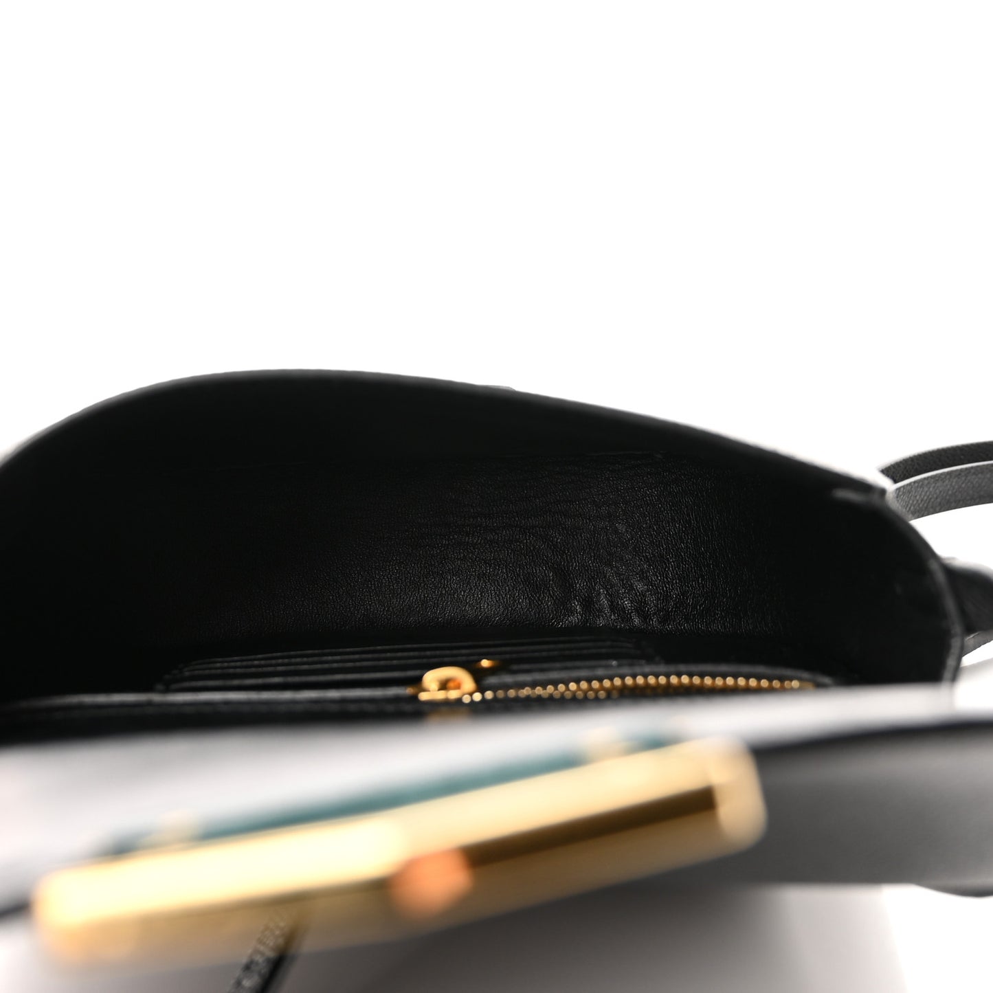 Grained Calfskin Small Trotteur Black