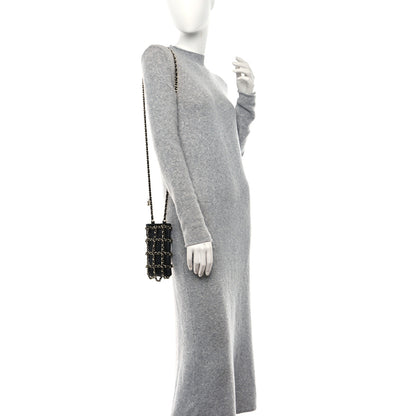 Chanel Lambskin Tech Me Out Clutch With Chain Black 2 of 10
