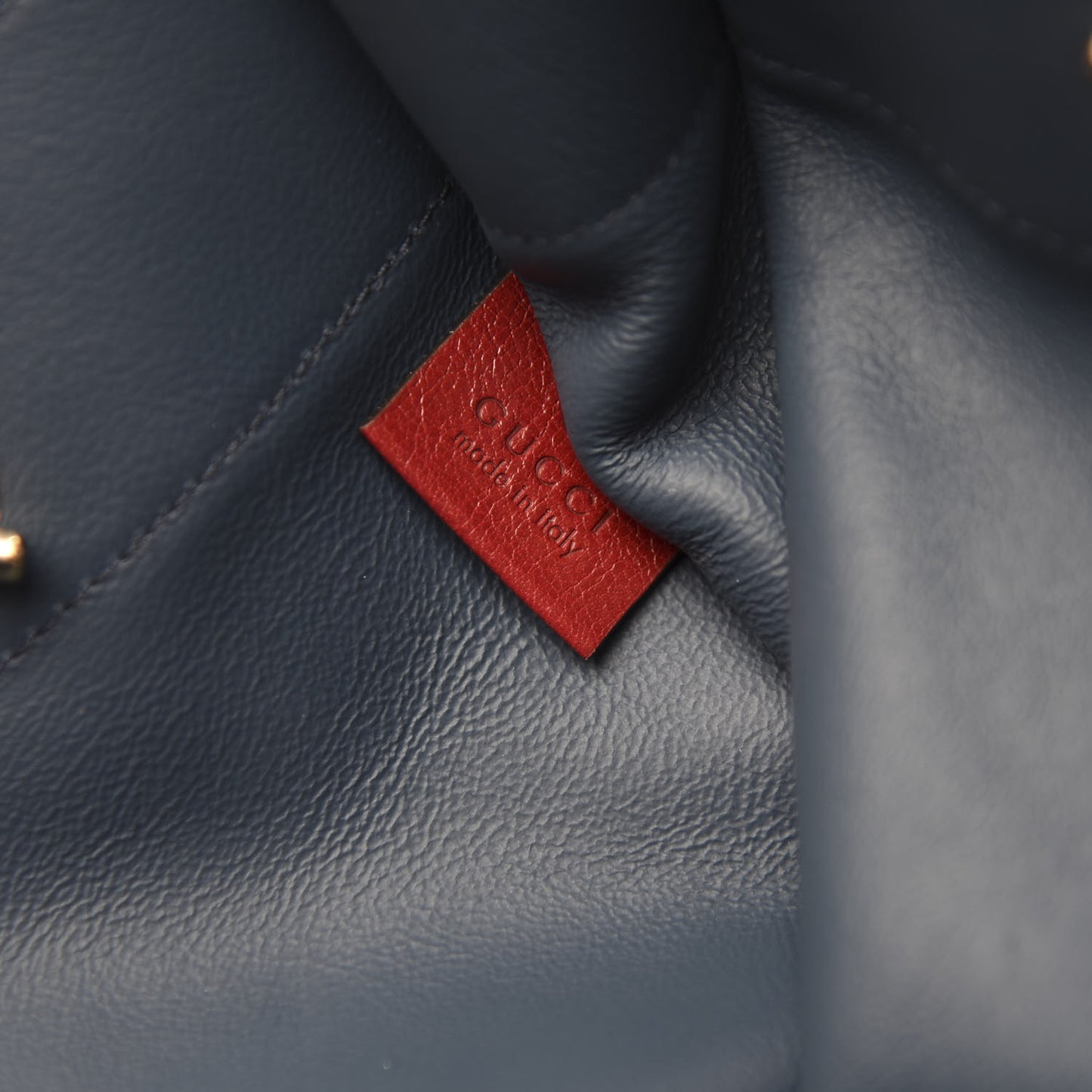 Suede Calfskin Large Rajah Chain Tote New Blue Romantic Cherry