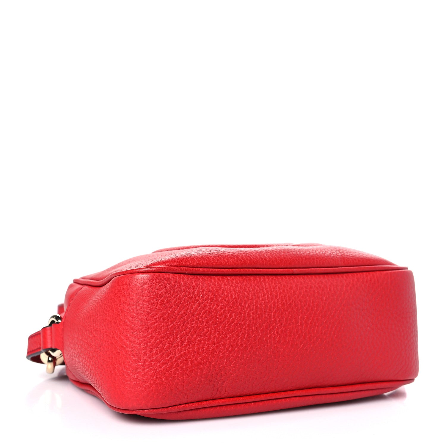 Gucci Pebbled Calfskin Small Soho Disco Bag Vibrant Red 4 of 9