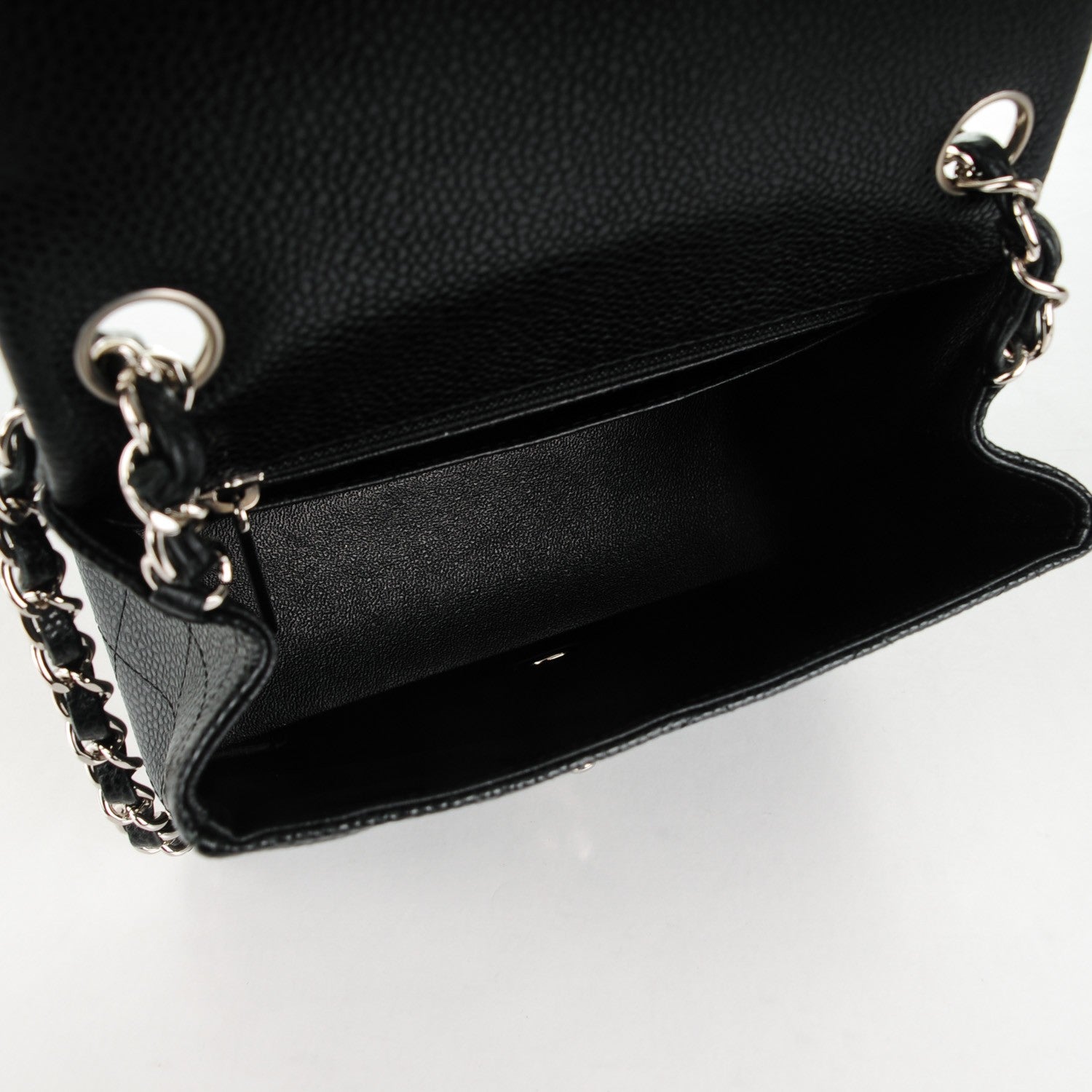 Chanel Caviar Quilted Mini Square Flap Black 5 of 8