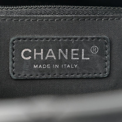 Chanel Calfskin Quilted Large Easy Shopping Tote Black 6 of 19
