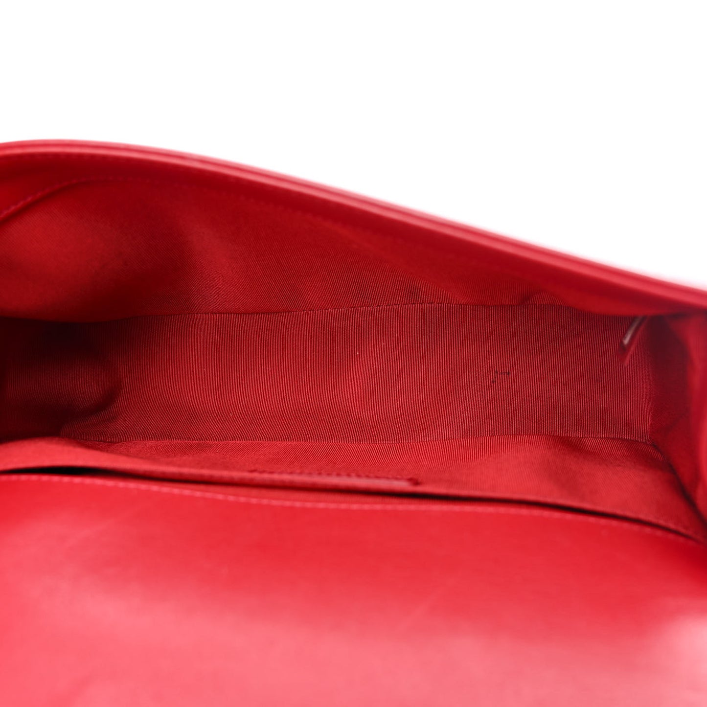 Calfskin Medium Boy Logo Top Handle Flap Red
