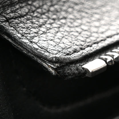 Celine Drummed Calfskin Suede Small Trapeze Black 12 of 13