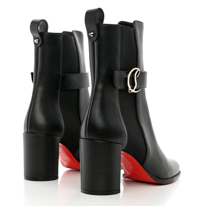 Christian Louboutin Calfskin 70 Chelsea Ankle Boots 39 Black 4 of 9