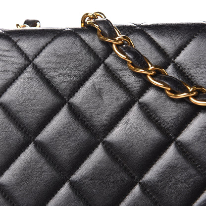 Chanel Lambskin Quilted Jumbo Single Flap Black 19 of 20