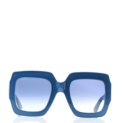 Gucci Square Web Frame GG0178S Sunglasses Navy 2 of 8