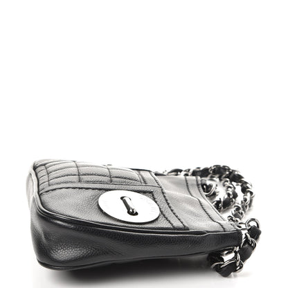 Chanel Caviar Square Quilted Shoulder Bag Black 8 of 9