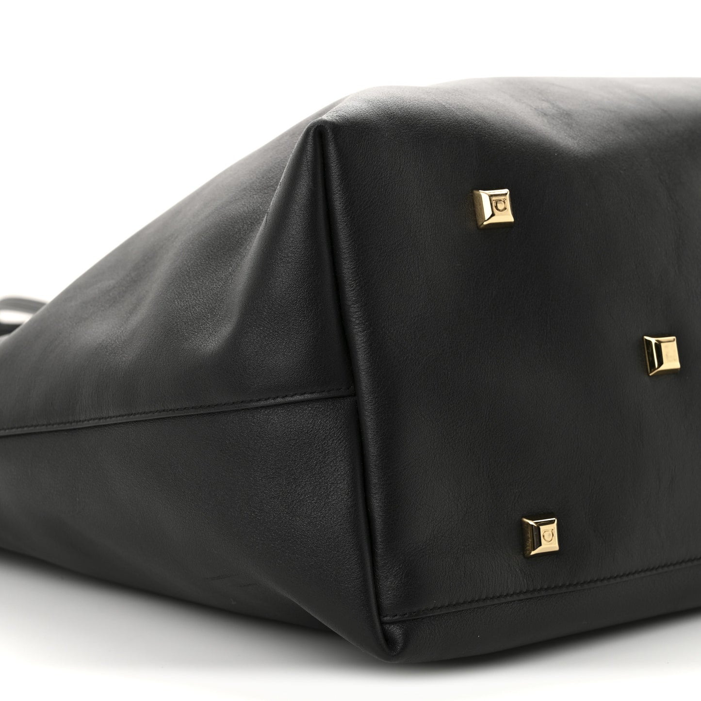 Calfskin Studio Tote Black