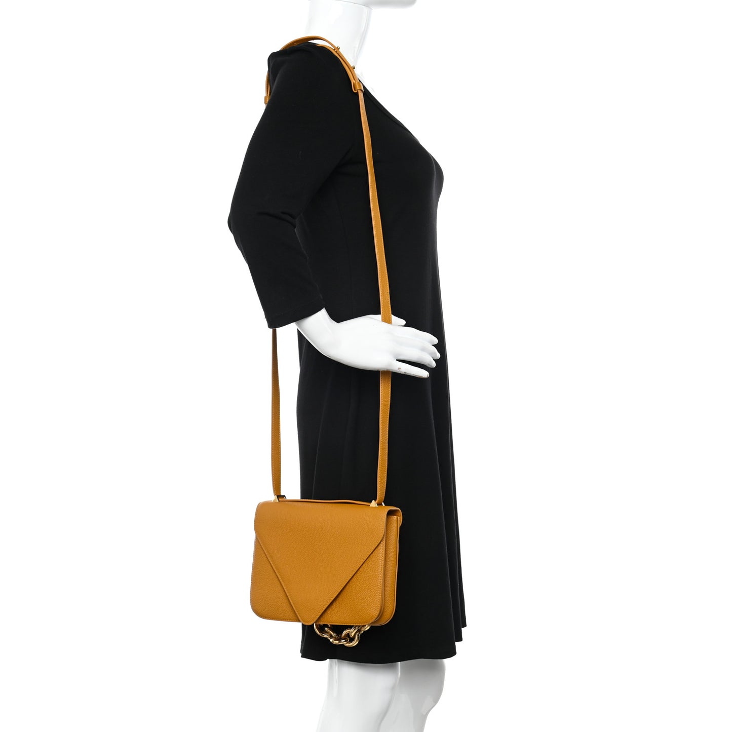 Calfskin Mount Envelope Bag Cob