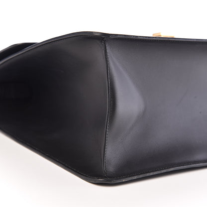 Gucci Calfskin Maxi Sylvie Top Handle Bag Black 15 of 18