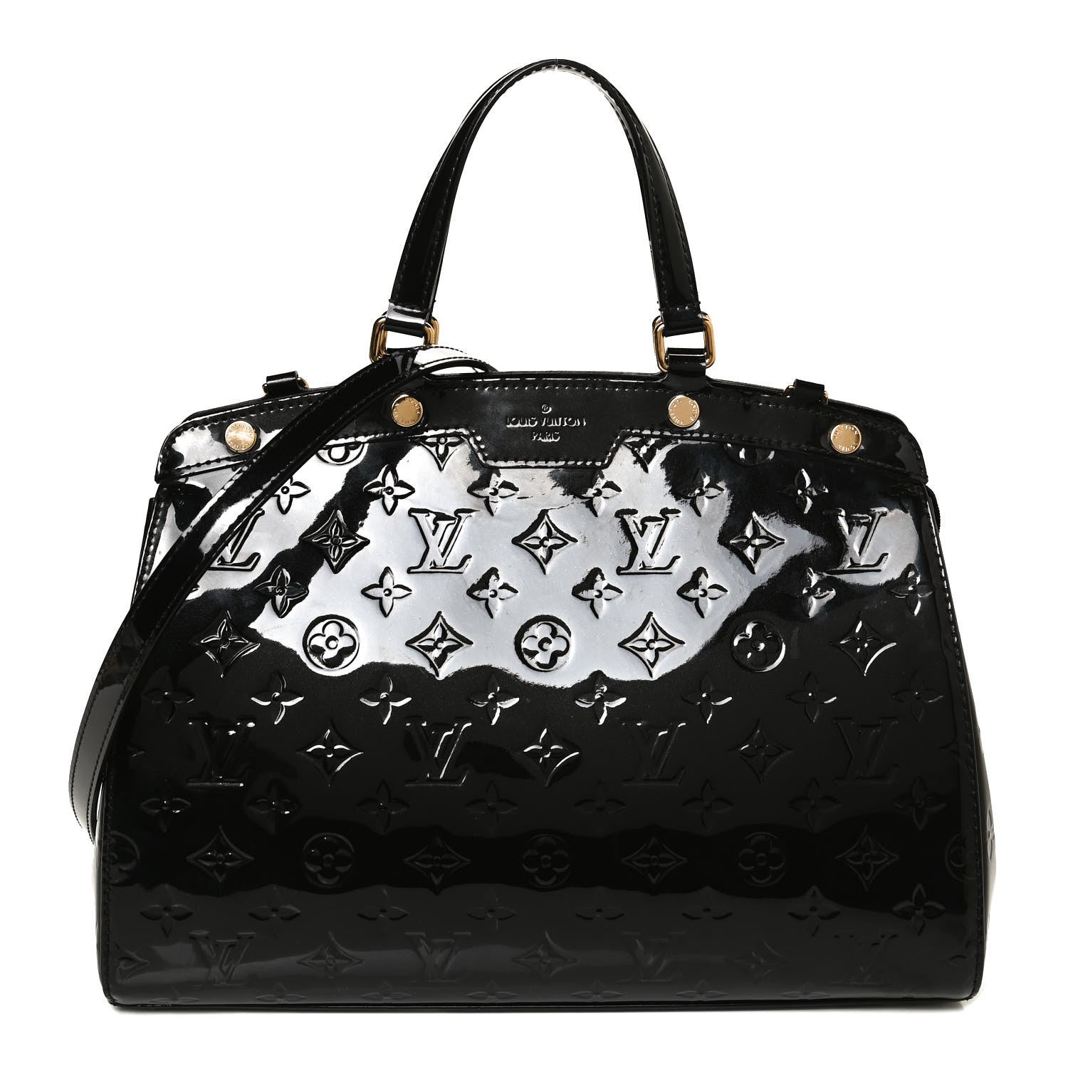 Louis Vuitton Vernis Brea MM Black 1 of 13