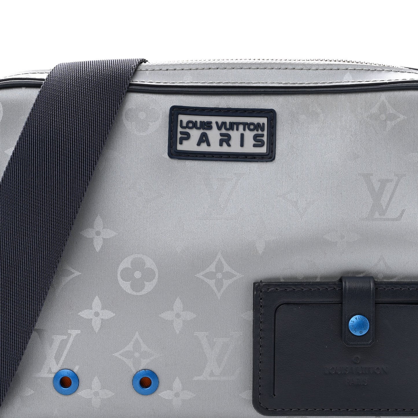 Monogram Alpha Messenger Satellite Silver