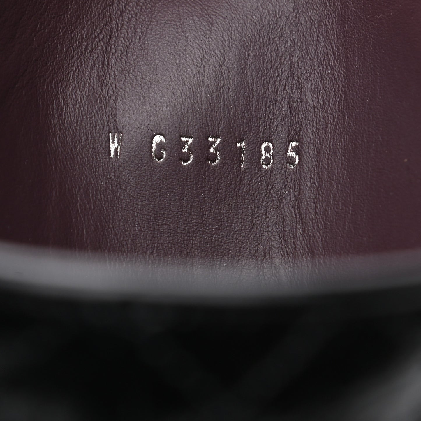 Crackled Calfskin Velvet Pearl Combat Boots 35.5 Black
