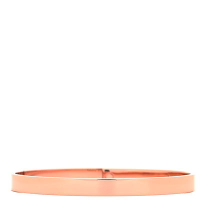 Hermes 18K Rose Gold Diamond PM Kelly Pave Bracelet SH 3 of 5