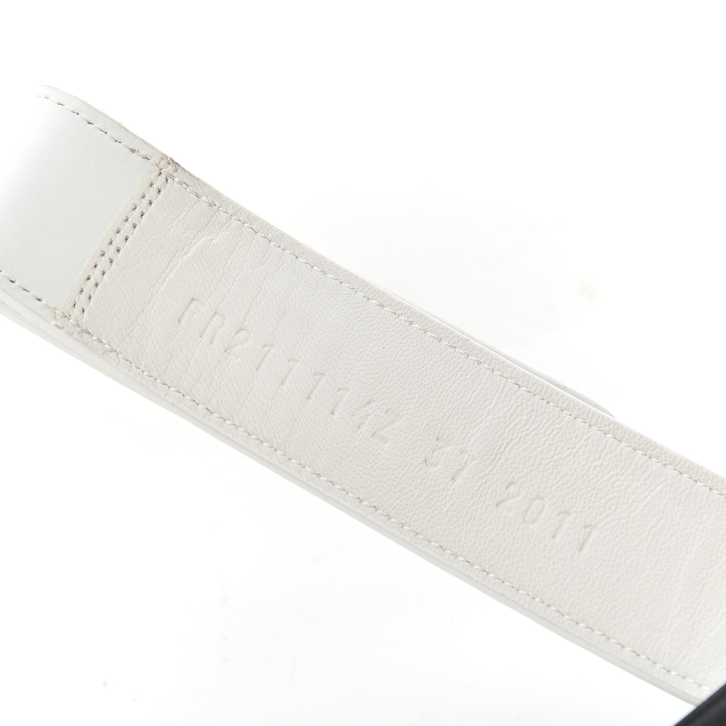 Calfskin Womens Chypre Sandals 36 White