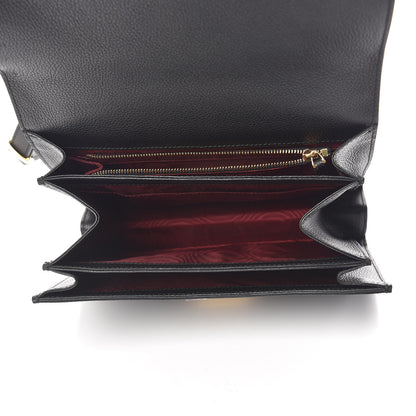 Gucci Grainy Calfskin Small Zumi Shoulder Bag Black 5 of 10