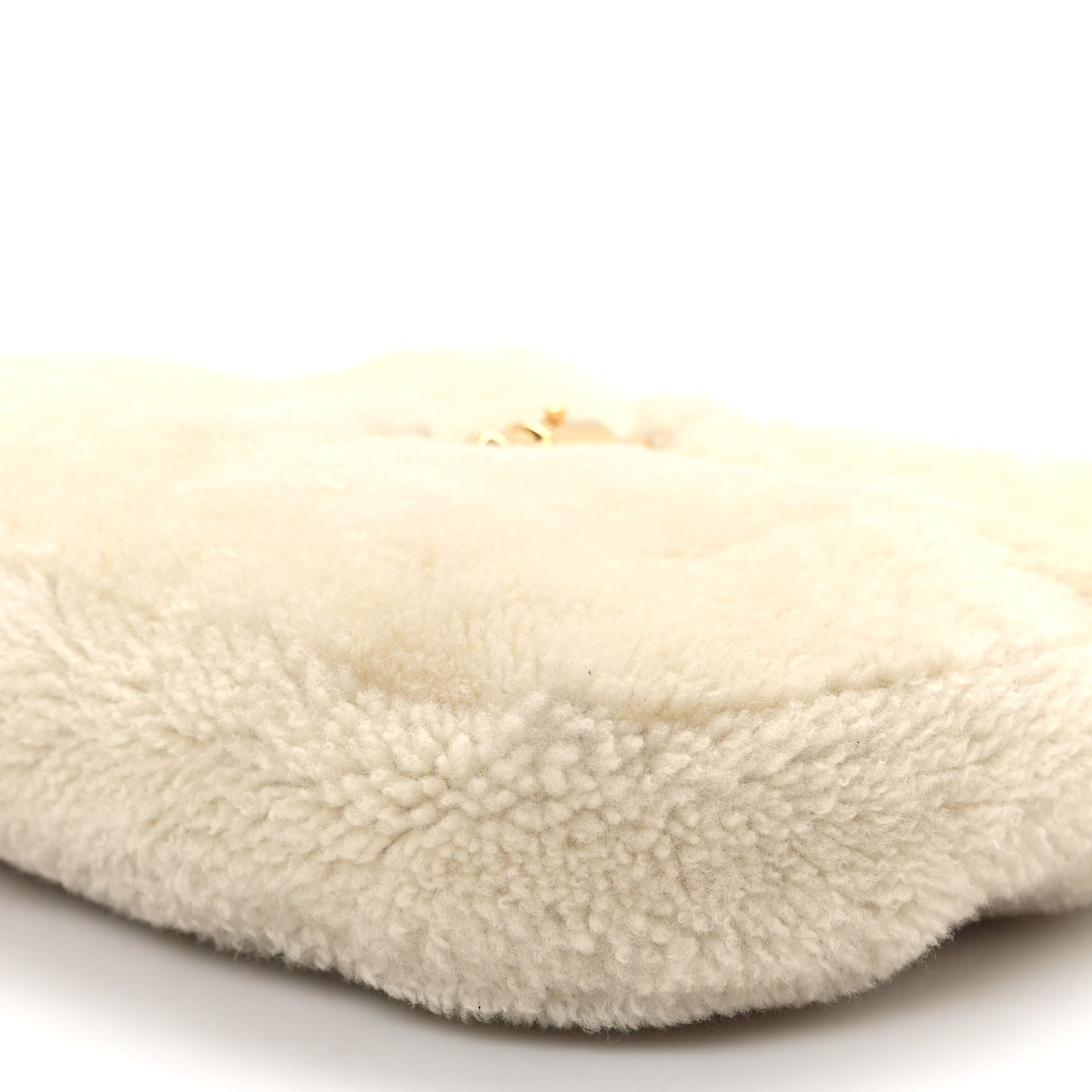 Shearling Small Jackie 1961 Shoulder Bag Ivory