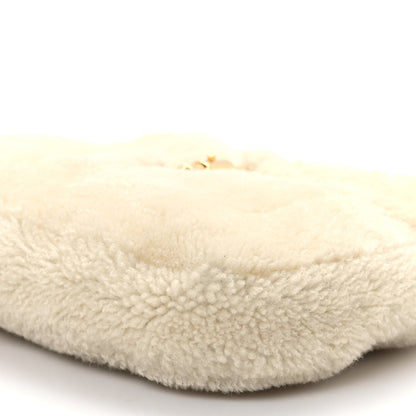 Gucci Shearling Small Jackie 1961 Shoulder Bag Ivory 10 of 10