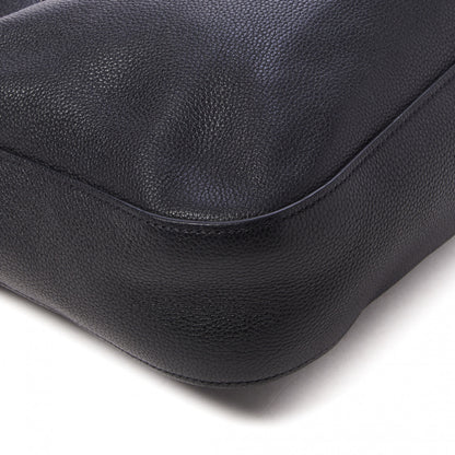 Prada Vitello Daino Shoulder Bag Black 5 of 9