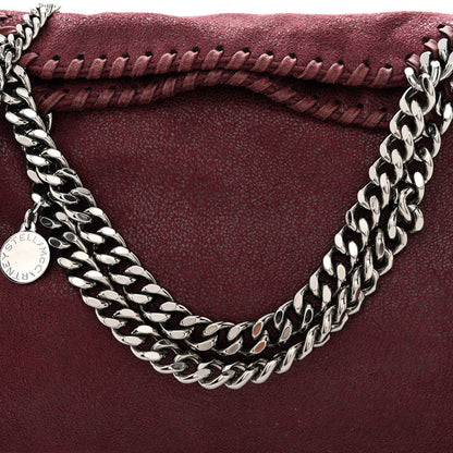 Stella McCartney Shaggy Deer Mini Falabella Fold Over Tote Plum 11 of 13