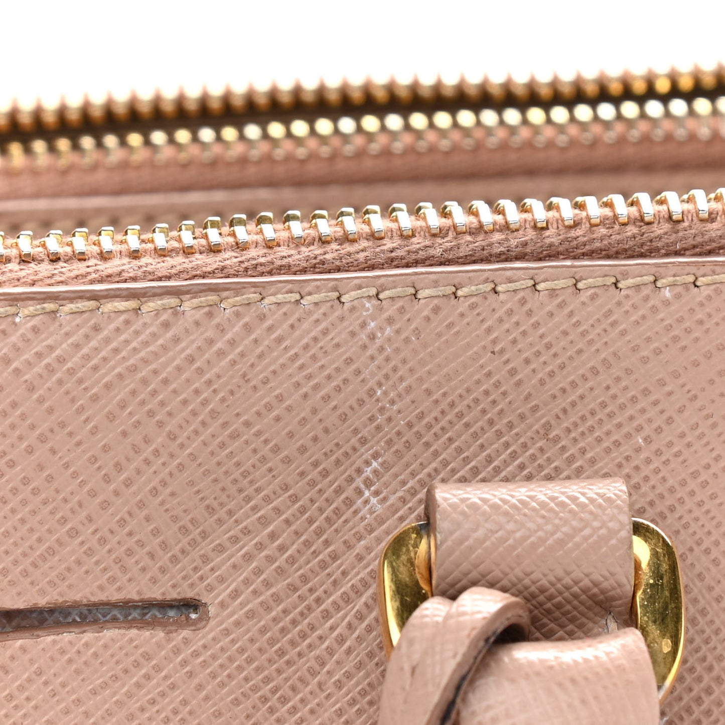 Saffiano Small Galleria Double Zip Tote Cammeo