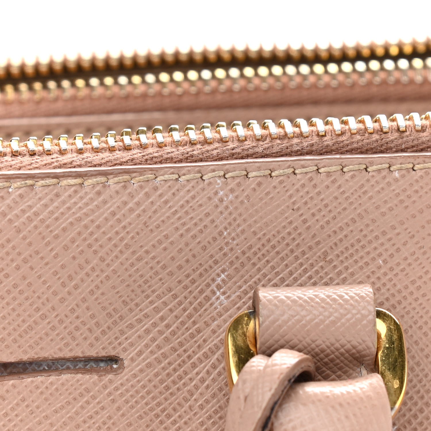 Prada Saffiano Small Galleria Double Zip Tote Cammeo 16 of 20