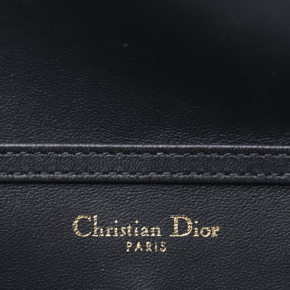 Christian Dior Metallic Patent Micro-Cannage Diorama Wallet on Chain Pouch Gold 5 of 20