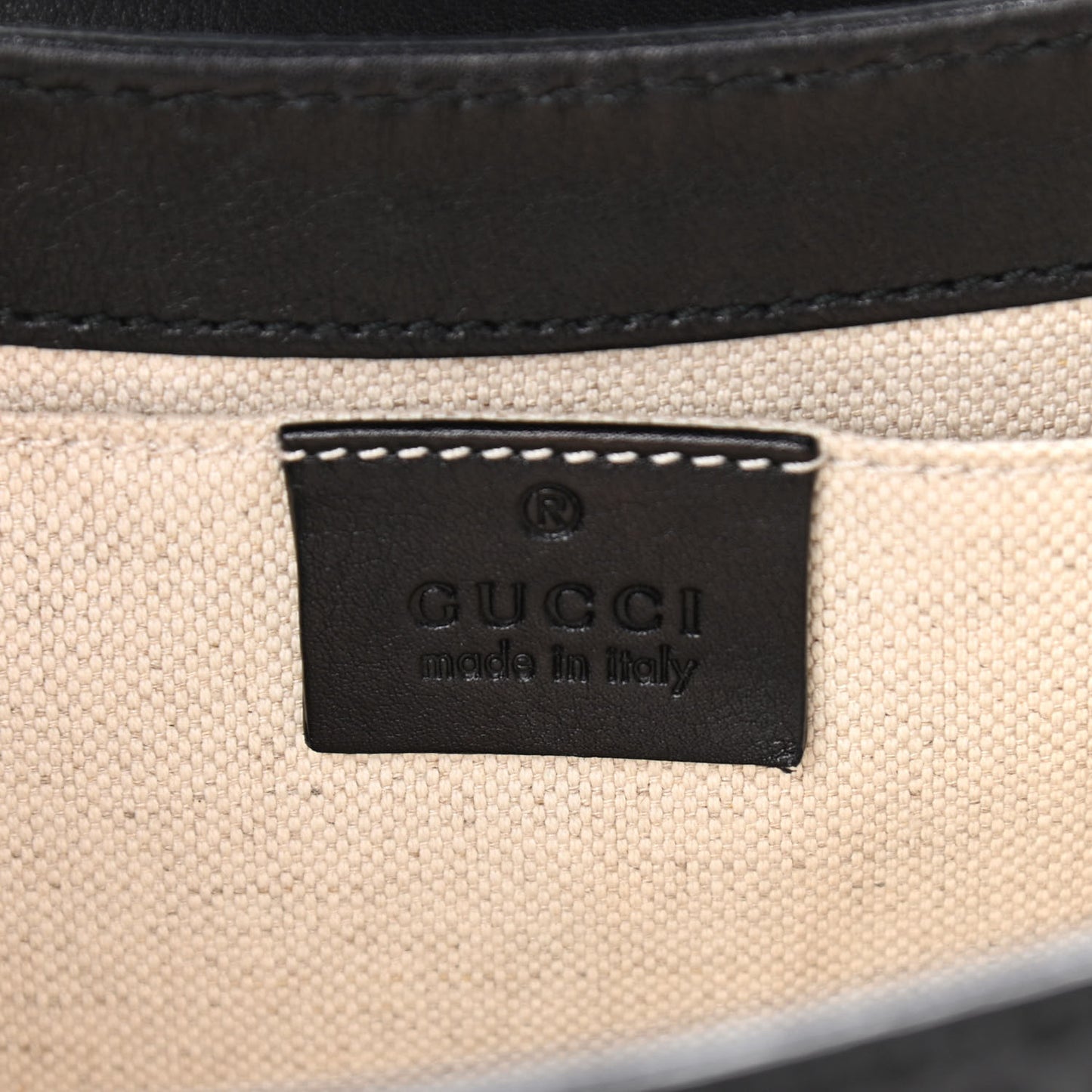 Guccissima Medium Emily Chain Shoulder Bag Black