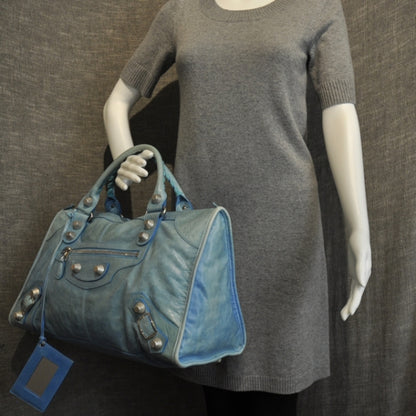 Balenciaga Agneau Giant Work Bleu Layette 2 of 14