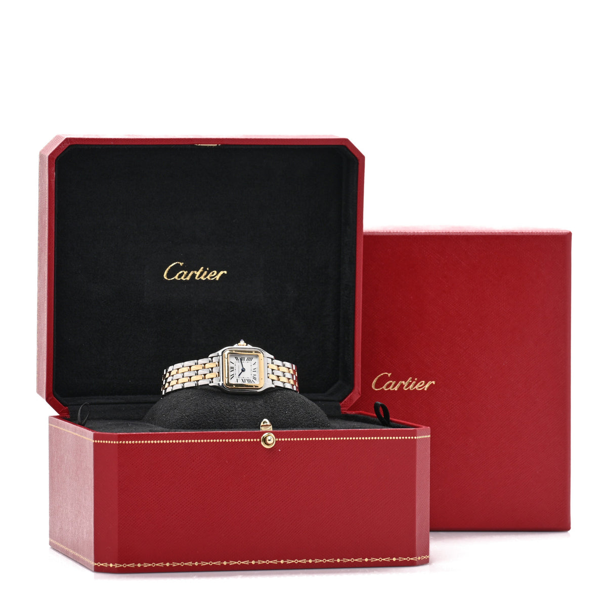 Cartier Stainless Steel 18K Yellow Gold 22mm Panthere Quartz Watch 5 of 5